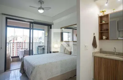 Kitnet / stúdio para aluguel - consolação, 1 quarto,  28 m² - são paulo