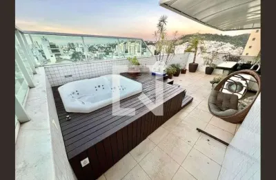 Cobertura para aluguel - castelo, 4 quartos,  243 m² - belo horizonte