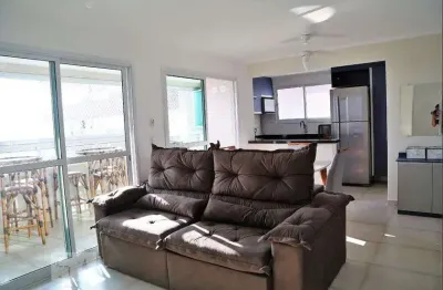 Cobertura para aluguel - vila caiçara, 2 quartos,  103 m² - praia grande