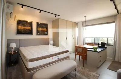 Kitnet / stúdio para aluguel - itaim bibi, 1 quarto,  29 m² - são paulo
