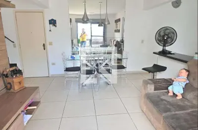 Cobertura para aluguel - cidade ocian, 2 quartos,  120 m² - praia grande