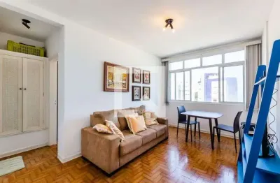 Apartamento para aluguel - gonzaga , 1 quarto,  60 m² - santos