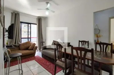 Apartamento para aluguel - vila tupi, 1 quarto,  60 m² - praia grande