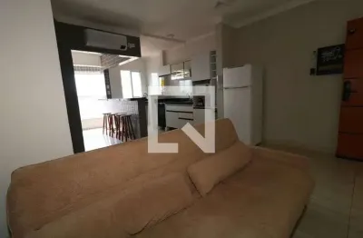 Apartamento para aluguel - vila caiçara, 1 quarto,  47 m² - praia grande