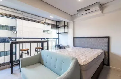 Kitnet / stúdio para aluguel - moema, 1 quarto,  24 m² - são paulo