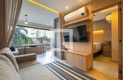 Apartamento para aluguel - paraíso, 1 quarto,  44 m² - são paulo