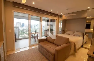 Apartamento para aluguel - brooklin, 1 quarto,  42 m² - são paulo