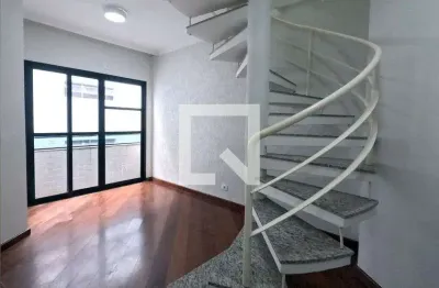 Cobertura com 2 quartos para alugar na Avenida Doutor Bernardino de Campos, Gonzaga, Santos