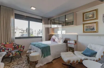 Kitnet / stúdio para aluguel - mont&apos;serrat, 1 quarto,  28 m² - porto alegre