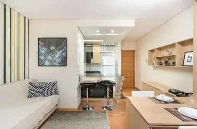 Apartamento para aluguel - rebouças, 1 quarto,  40 m² - curitiba