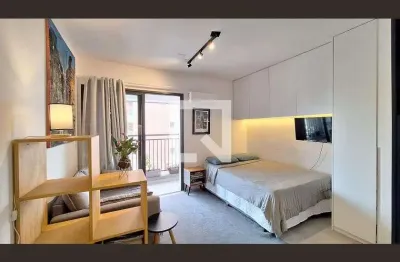 Kitnet / stúdio para aluguel - vila romana, 1 quarto,  27 m² - são paulo