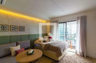Kitnet / stúdio para aluguel - brooklin, 1 quarto,  24 m² - são paulo