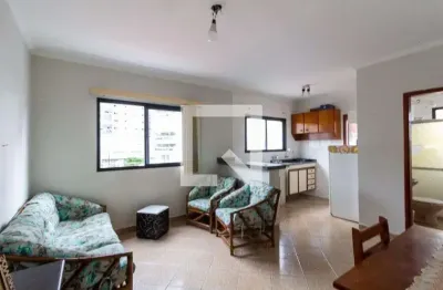 Apartamento para aluguel - vila assunção, 1 quarto,  45 m² - praia grande