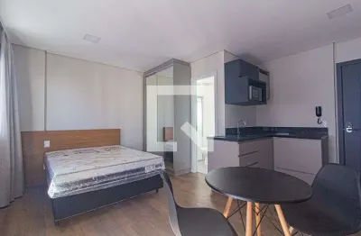 Kitnet / stúdio para aluguel - centro, 1 quarto,  32 m² - curitiba