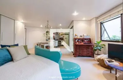 Apartamento para aluguel - panamby, 1 quarto,  58 m² - são paulo