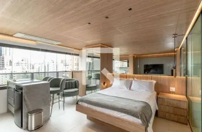 Kitnet / stúdio para aluguel - itaim bibi, 1 quarto,  28 m² - são paulo