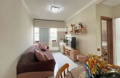 Apartamento para aluguel - embaré, 1 quarto,  52 m² - santos