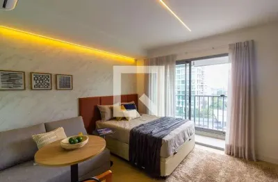 Kitnet / stúdio para aluguel - brooklin, 1 quarto,  24 m² - são paulo