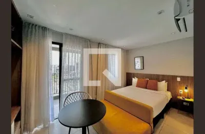Kitnet / stúdio para aluguel - brooklin, 1 quarto,  26 m² - são paulo