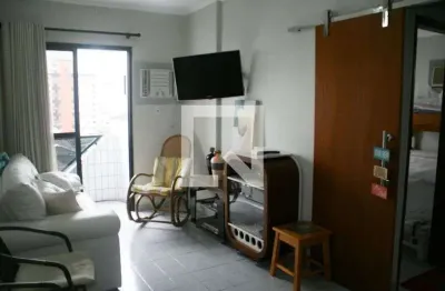 Apartamento para aluguel - canto do forte, 1 quarto,  52 m² - praia grande