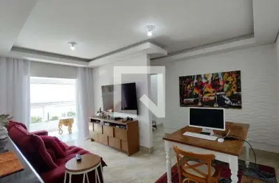 Apartamento para aluguel - vila caiçara, 2 quartos,  71 m² - praia grande