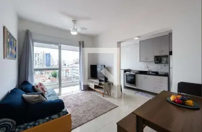 Apartamento para aluguel - embaré, 1 quarto,  52 m² - santos