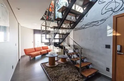 Cobertura para aluguel - jardim, 3 quartos,  200 m² - santo andré