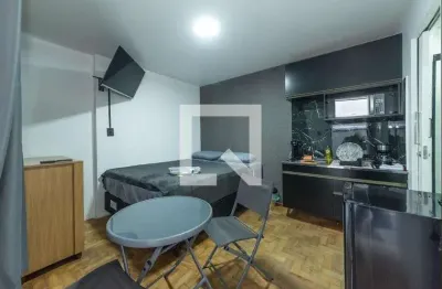 Kitnet / stúdio para aluguel - brooklin, 1 quarto,  35 m² - são paulo