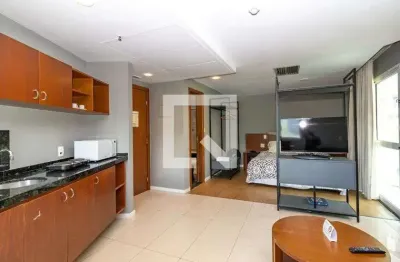 Kitnet / Stúdio para Aluguel - Barra da Tijuca - Marapendi, 1 Quarto,  56 m² - Rio de Janeiro