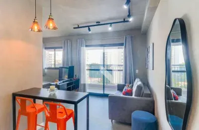 Kitnet / stúdio para aluguel - brooklin, 1 quarto,  35 m² - são paulo