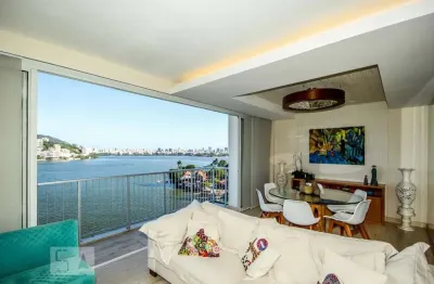 Apartamento para aluguel - lagoa, 3 quartos,  110 m² - rio de janeiro