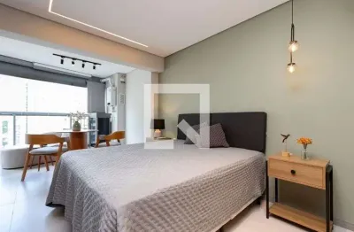 Kitnet / stúdio para aluguel - brooklin, 1 quarto,  32 m² - são paulo