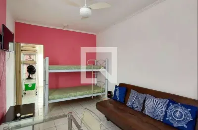 Apartamento para aluguel - vila caiçara, 1 quarto,  48 m² - praia grande