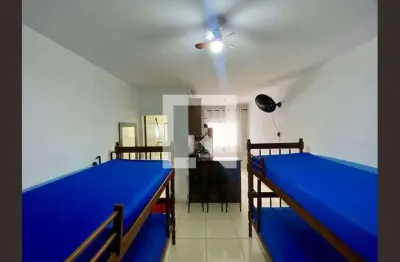 Kitnet / stúdio para aluguel - vilamar, 1 quarto,  30 m² - praia grande