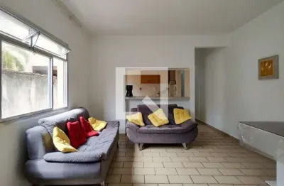 Apartamento para aluguel - vila caiçara, 1 quarto,  50 m² - praia grande