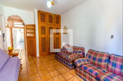Apartamento para aluguel - vila tupi, 1 quarto,  36 m² - praia grande