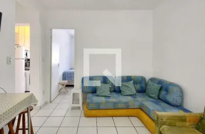 Apartamento para aluguel - cidade ocian, 1 quarto,  45 m² - praia grande