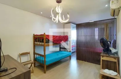Kitnet / stúdio para aluguel - nova mirim, 1 quarto,  30 m² - praia grande