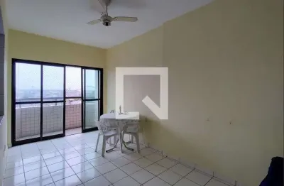 Apartamento para aluguel - maracanã, 1 quarto,  58 m² - praia grande