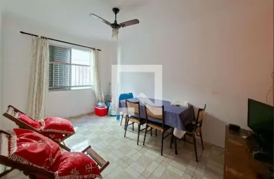 Apartamento para aluguel - cidade ocian, 1 quarto,  65 m² - praia grande