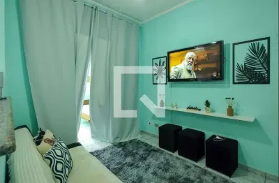 Apartamento para aluguel - nova mirim, 2 quartos,  14 m² - praia grande