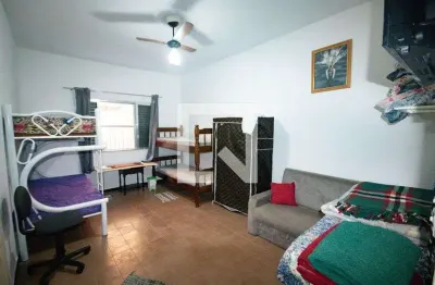 Kitnet / stúdio para aluguel - vila caiçara, 1 quarto,  33 m² - praia grande