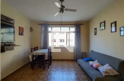 Apartamento para aluguel - vila caiçara, 1 quarto,  67 m² - praia grande