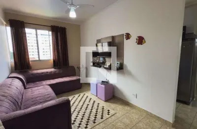 Apartamento para aluguel - vila caiçara, 1 quarto,  72 m² - praia grande