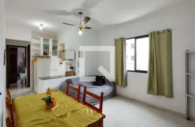 Apartamento para aluguel - aviação, 1 quarto,  39 m² - praia grande