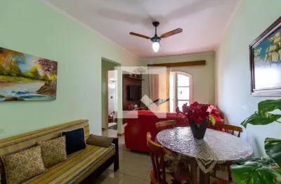 Apartamento para aluguel - vila tupi, 2 quartos,  84 m² - praia grande