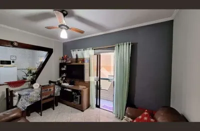 Apartamento para aluguel - vila assunção, 1 quarto,  56 m² - praia grande