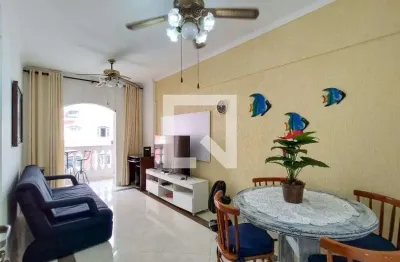 Apartamento para aluguel - vila tupi, 1 quarto,  48 m² - praia grande