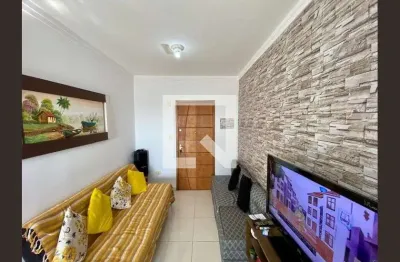 Apartamento para aluguel - maracanã, 1 quarto,  48 m² - praia grande