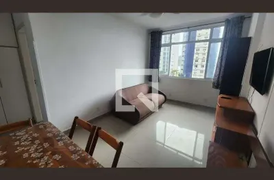 Apartamento para aluguel - josé menino, 1 quarto,  50 m² - santos